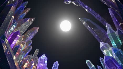 crystals and moonlight