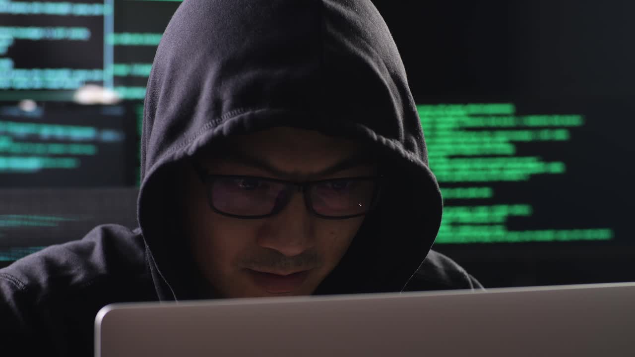 Angry Hacker Celebrating Success