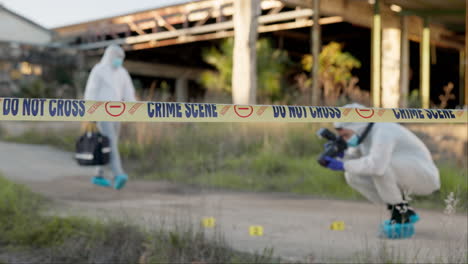 investigación de la escena del crimen