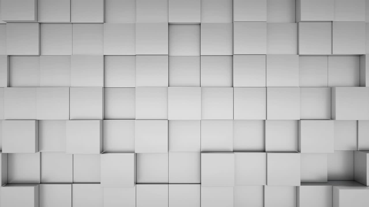 fondo abstracto con cubos. animación capaz de hacer bucles