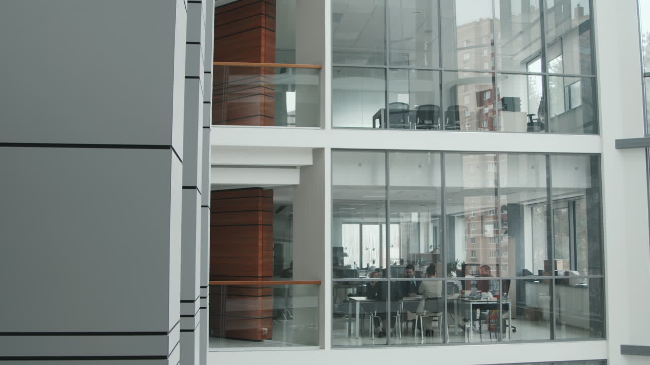 Overview of Modern Two-Floor Law Firm Interior