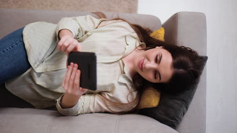 young girl at home