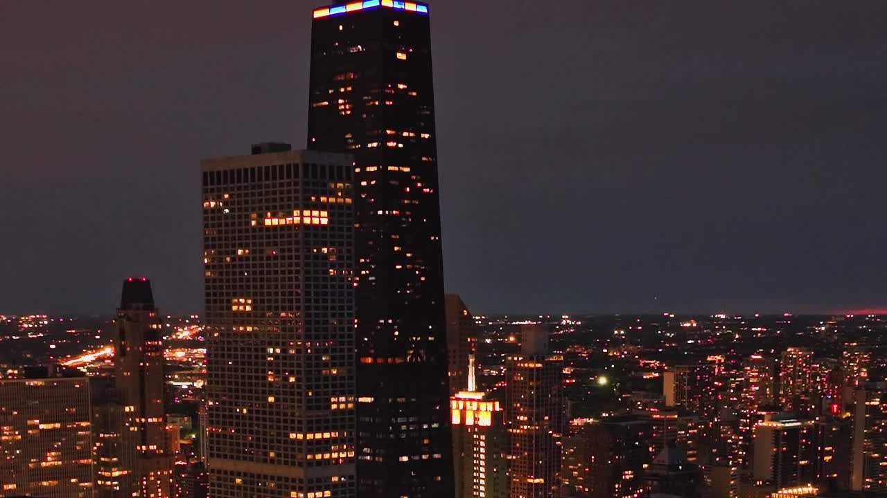 Chicago Willis Tower e Skyline do Distrito Financeiro