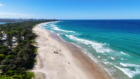 sunny day at fingal head, nsw, australia