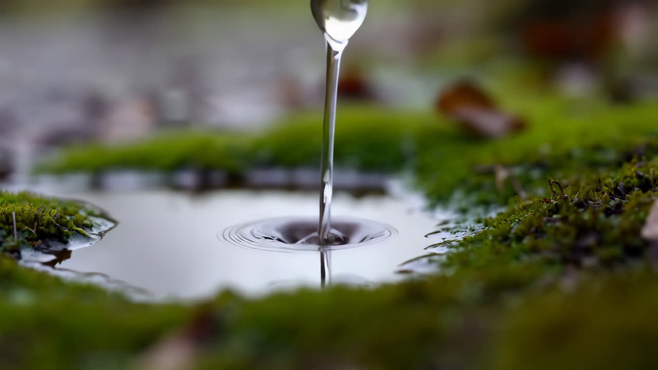 Ripples in a Mossy Puddle