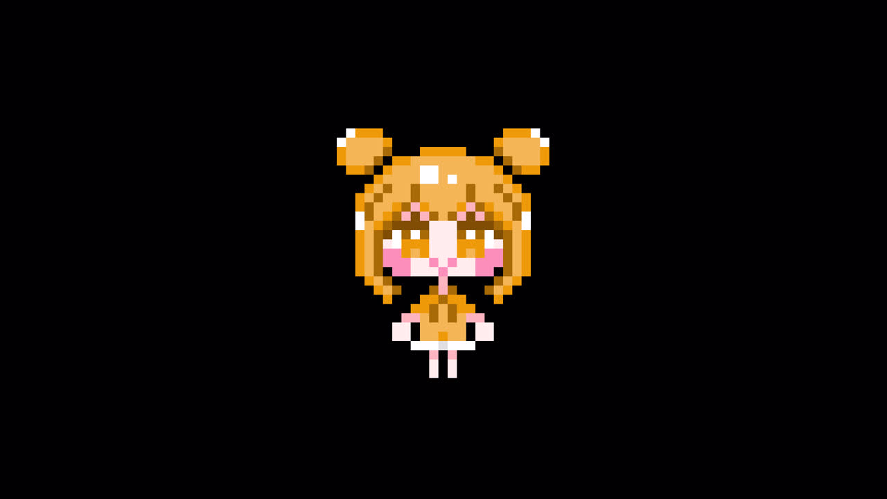 Pixel girl 02 Waiting Looping animation. 1080p (8).mov