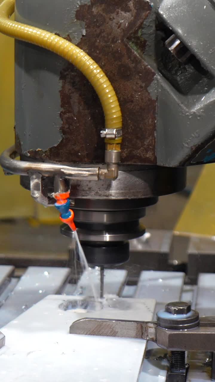 Milling Machine in Operation