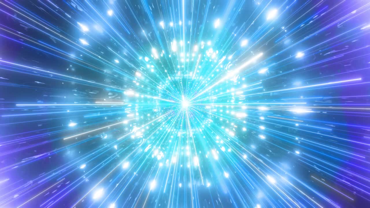 빛을 방출하는 빛나는 배경, 속도 감각을 가진 애니메이션.