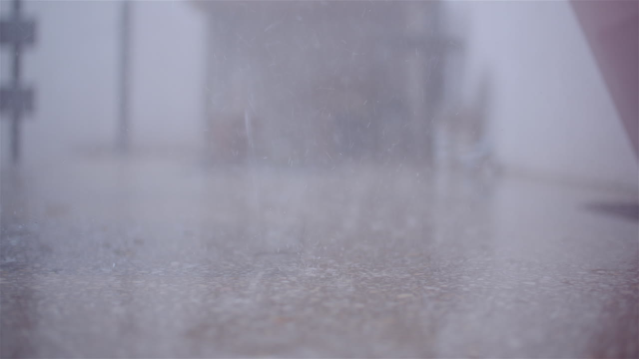 Rain or Mist on a Floor