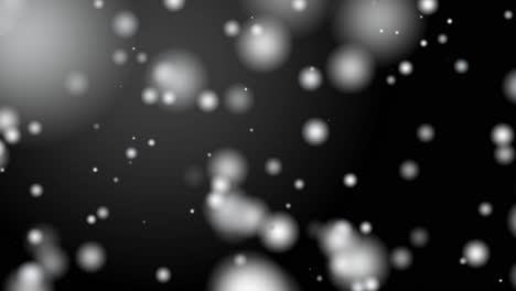large numbers of snowballs were falling