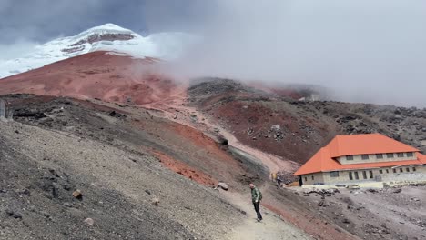 andes mountains cotopaxi peak snow covered high altitude ecuador trek base