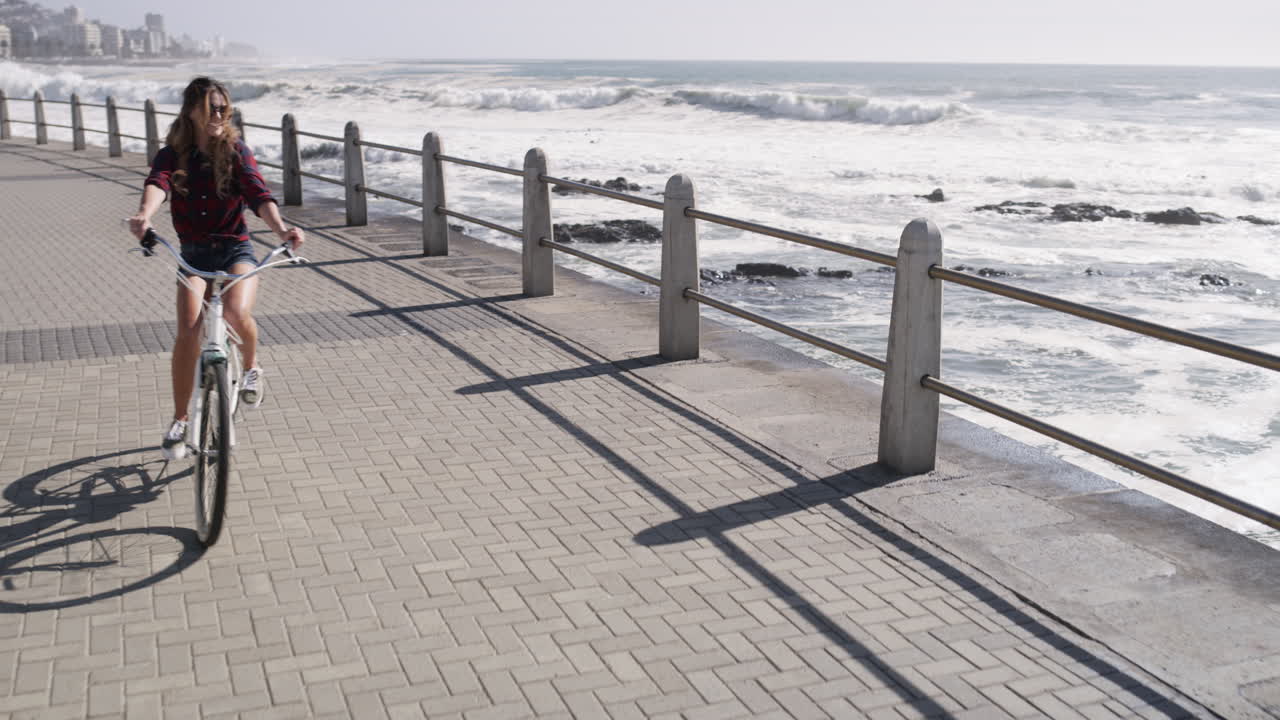 It's a perfect day for a ride along the coast