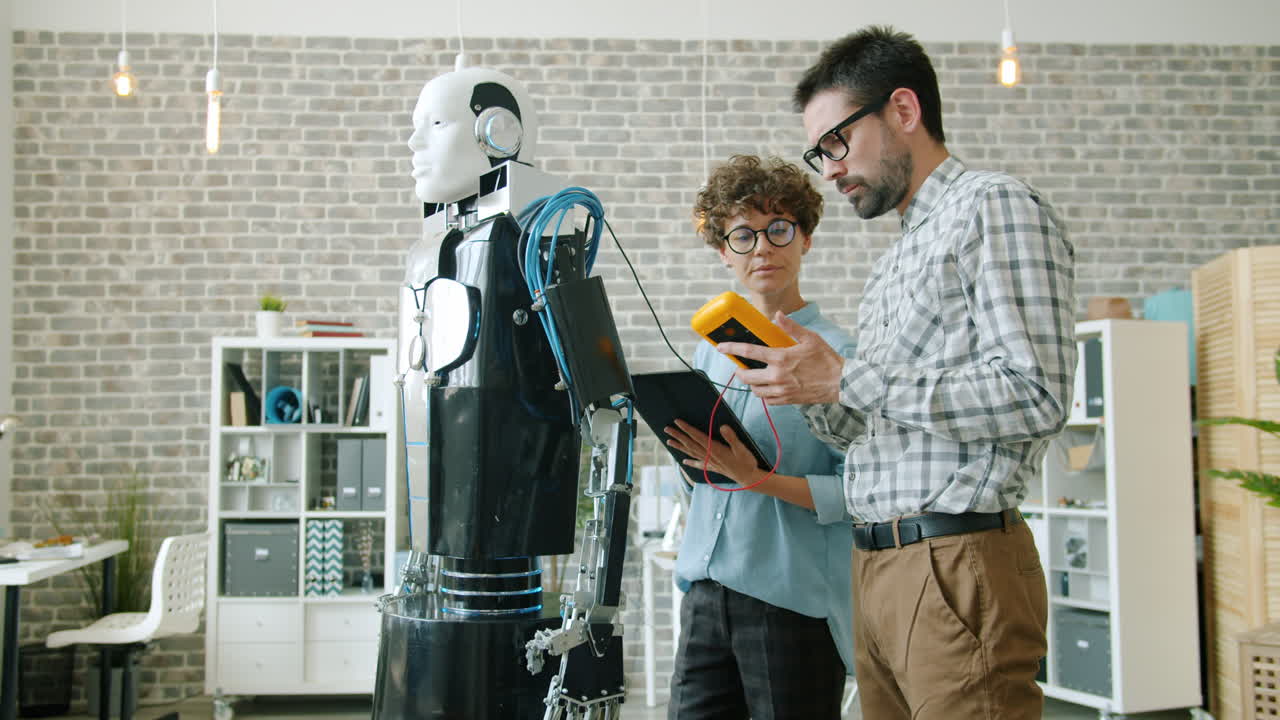 Robot Maintenance and Testing by Engineers