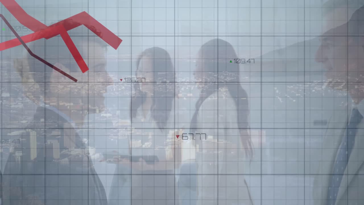 다양한 사업가들이 이야기하는 데이터 처리의 애니메이션