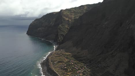 achada da cruz 4k cinematic aerial footage- ilha da madeira - portugal