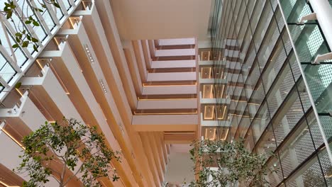 marina bay sands hotel lobby with modern interior in singapore