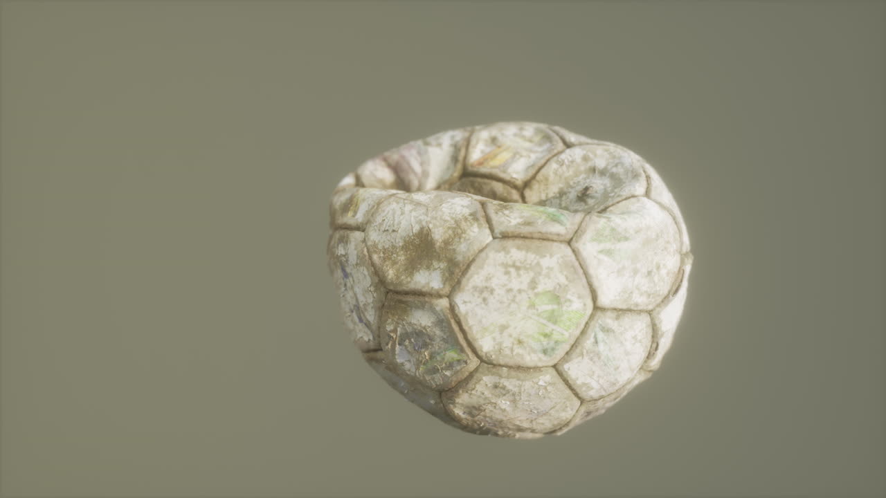 ⁇ 은 가죽 축구 공