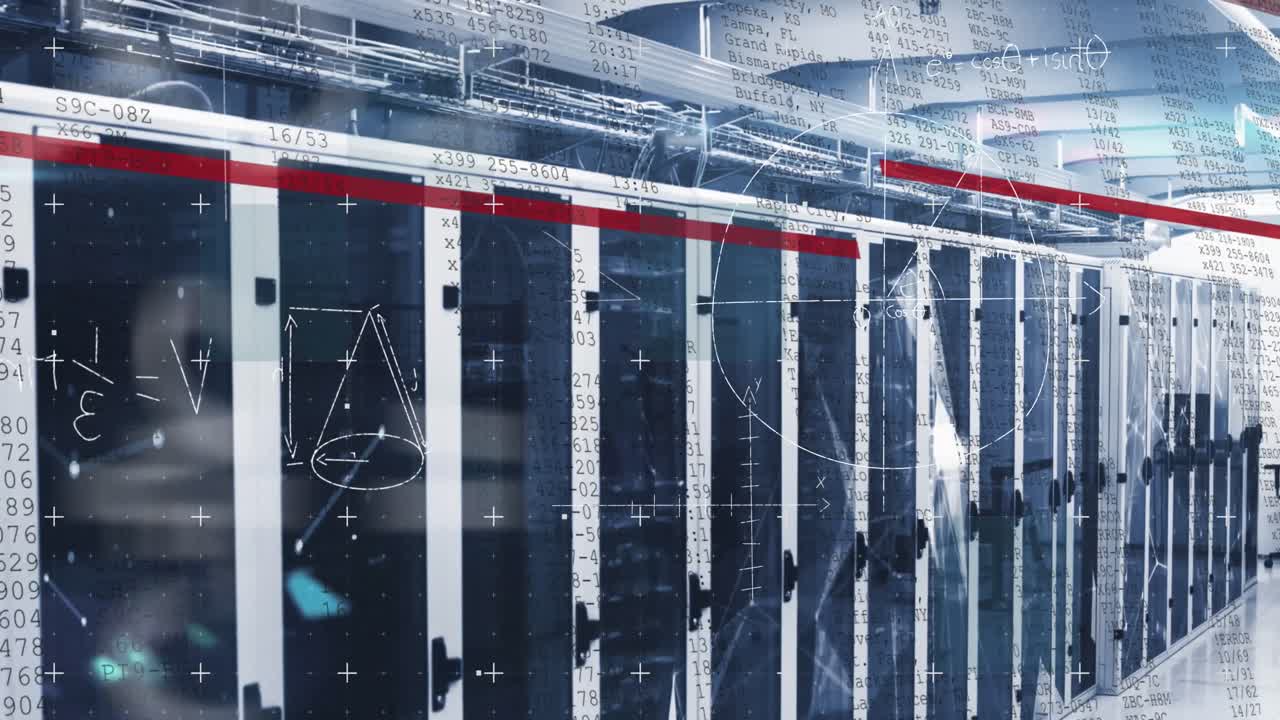 animación de ecuaciones matemáticas y procesamiento de datos a través de servidores informáticos
