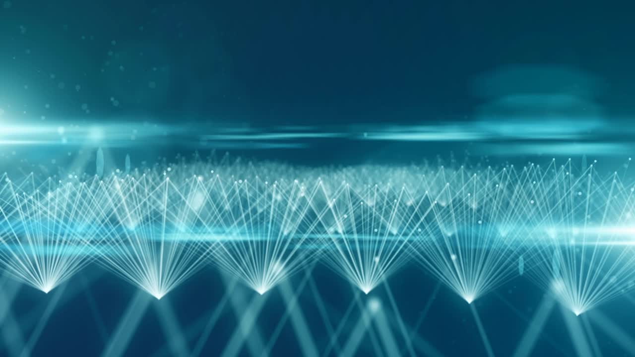 미래의 창의적 기술 추상적인 배경