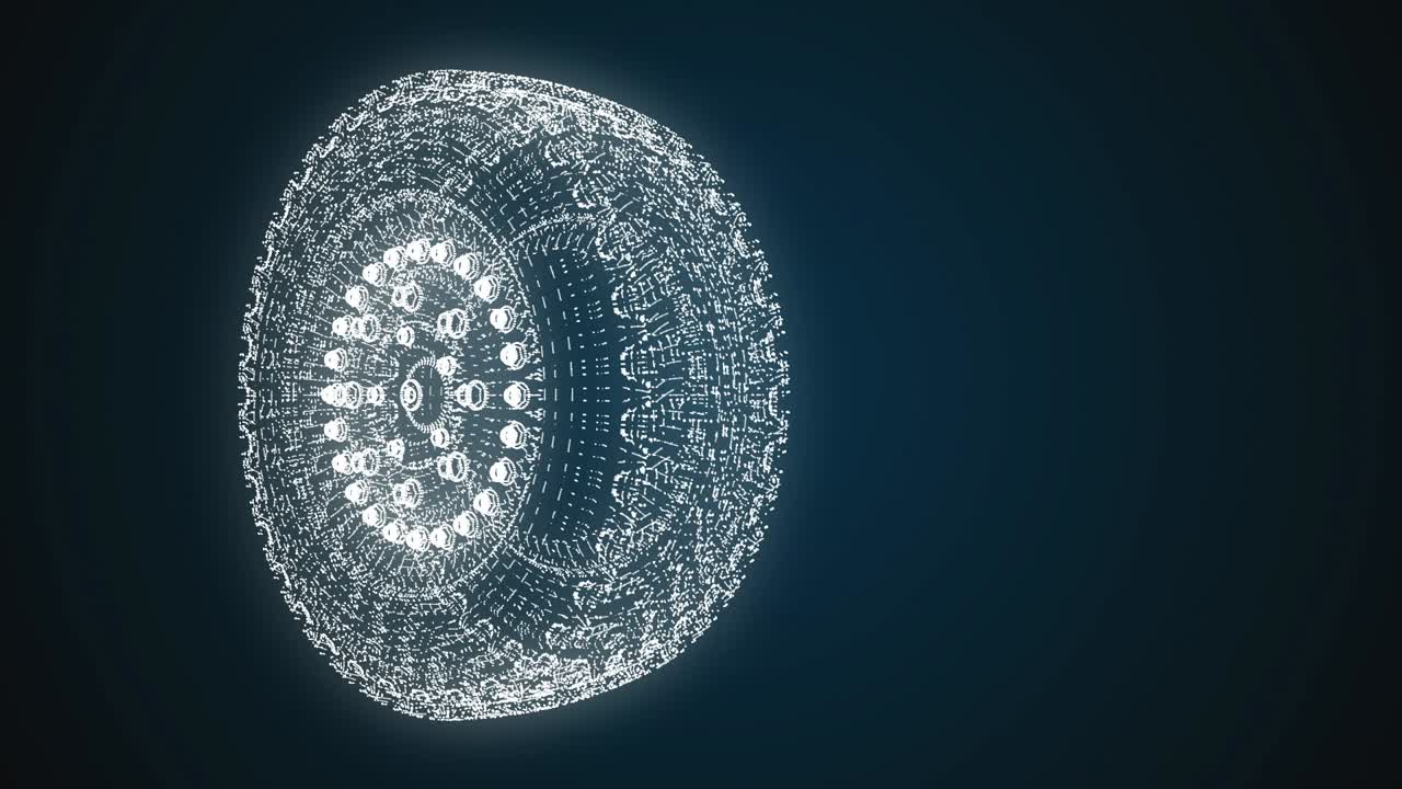 esfera digital abstracta