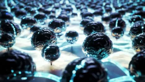 a captivating exploration of neural networks: a visual representation of complex connections between digital brains in a futuristic environment
