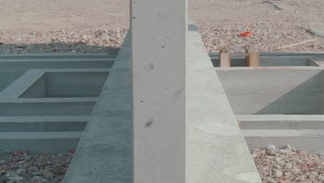 concrete crossbar for industrial building roof