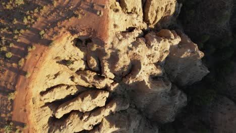 badlands. ravines and cliffs. aerial view. desertification. gullies and ravines from a bird's eye view. end of the world viewpoint. purullena. granada. spain