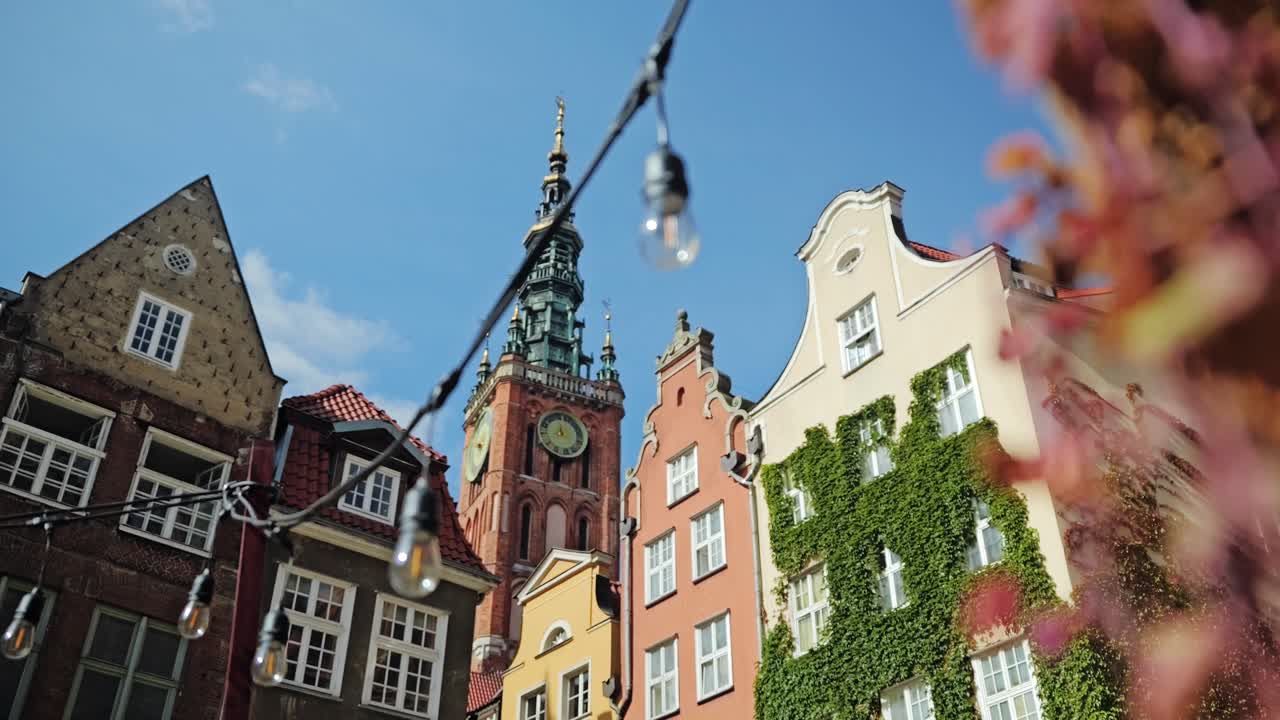 Historic Old Town architecture in Gdansk blends culture, charm and detail