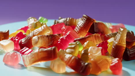 caramelos de goma de colores