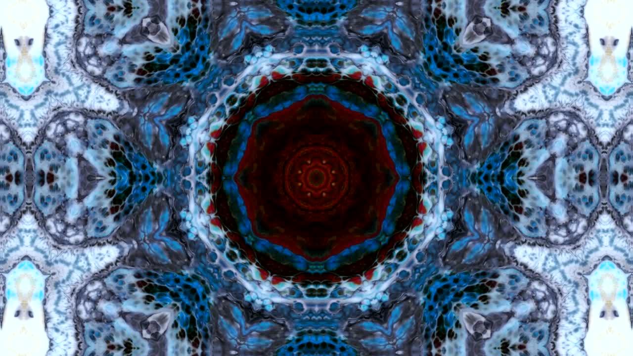 movimiento de fondo de kaleidoscopio abstractamente colorido