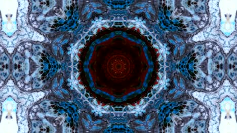 movimiento de fondo de kaleidoscopio abstractamente colorido