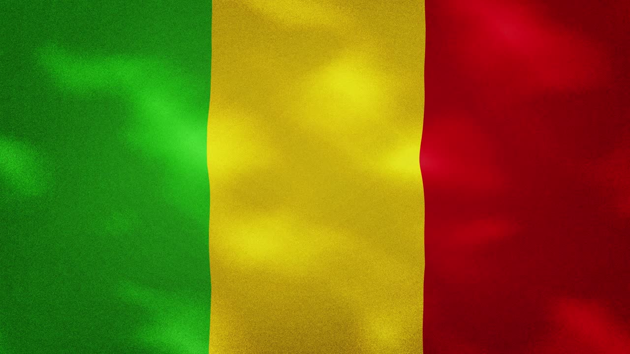 las ondas de tela de la bandera densa, el bucle de fondo