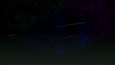 animación de partículas de meteoritos del universo gráficos de movimiento