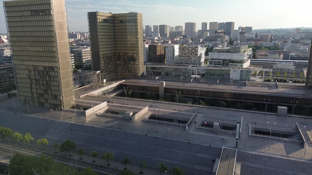 프랑스 국립 도서관 (bibliothèque nationale françois mitterrand, 파리 시티스케이프, 프랑스)