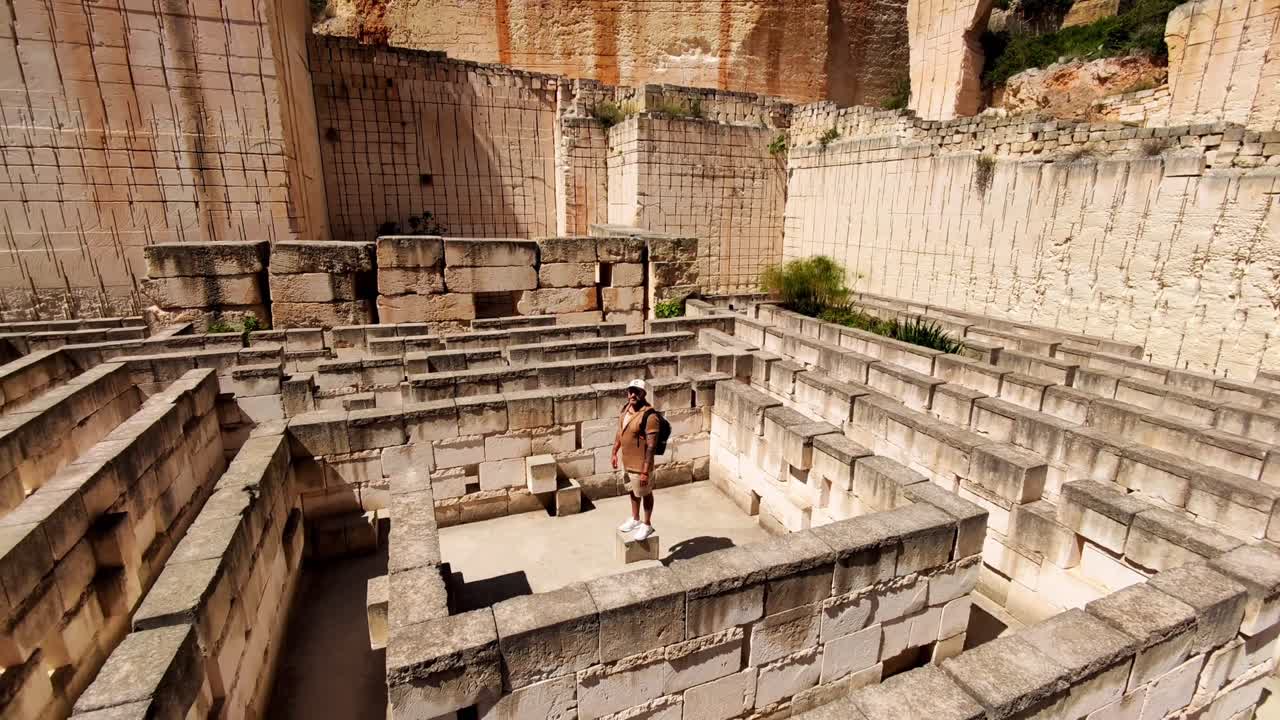 This is the Lithica labyrinth on the island of Menorca.