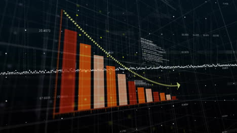 Animation-of-financial-data-processing-over-grid