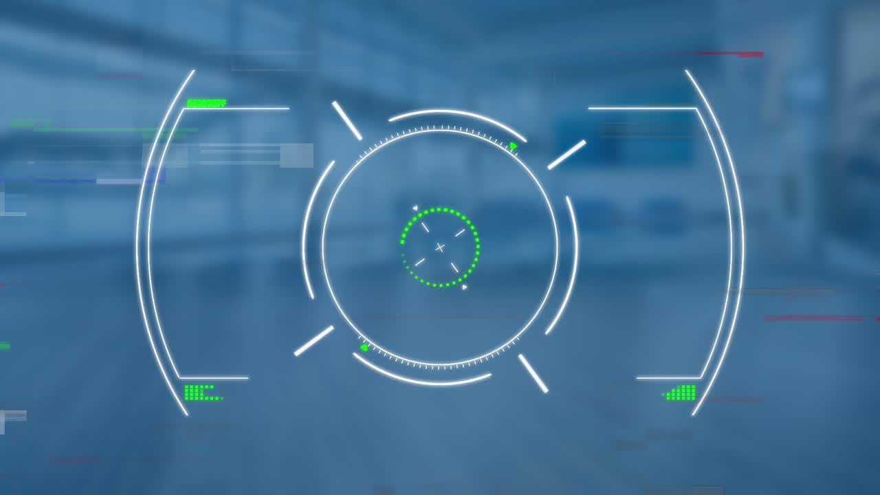 animación de la orientación sobre fondo azul