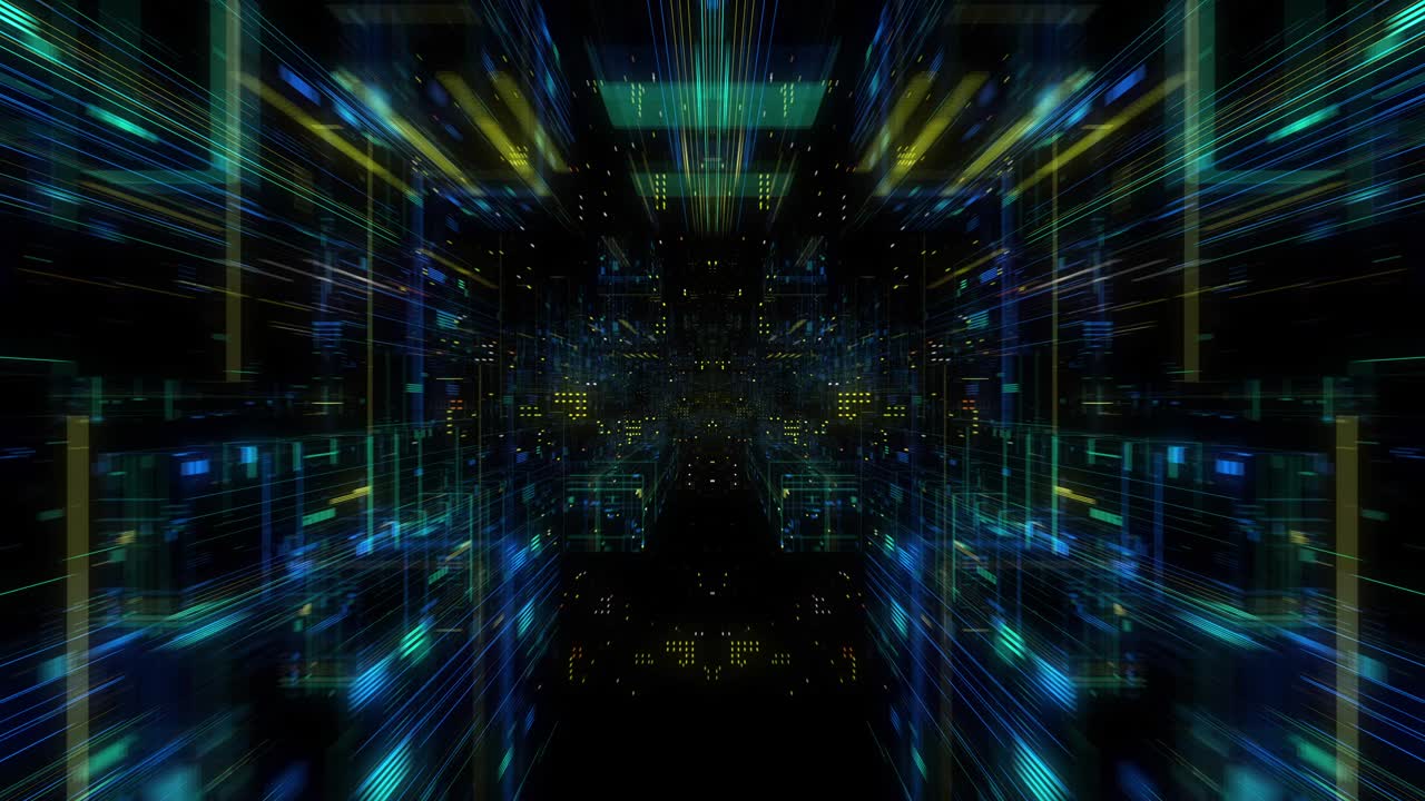 Seamless Loop Abtract Internet of Things motion background.