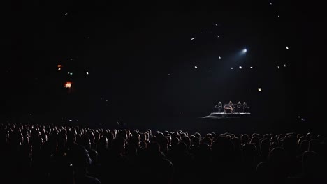 concert audience in a large venue