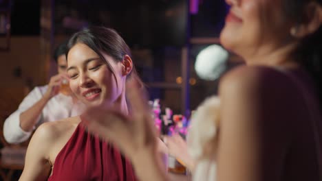 friends dancing and enjoying themselves at a nightclub