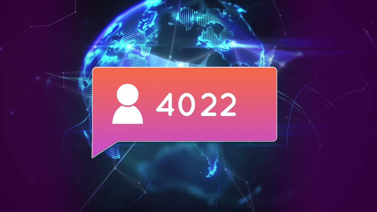 icono de burbuja de mensaje y globo