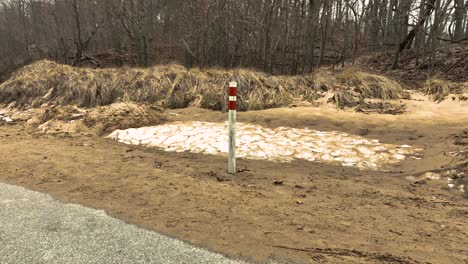 spinning around a permanent traffic pole