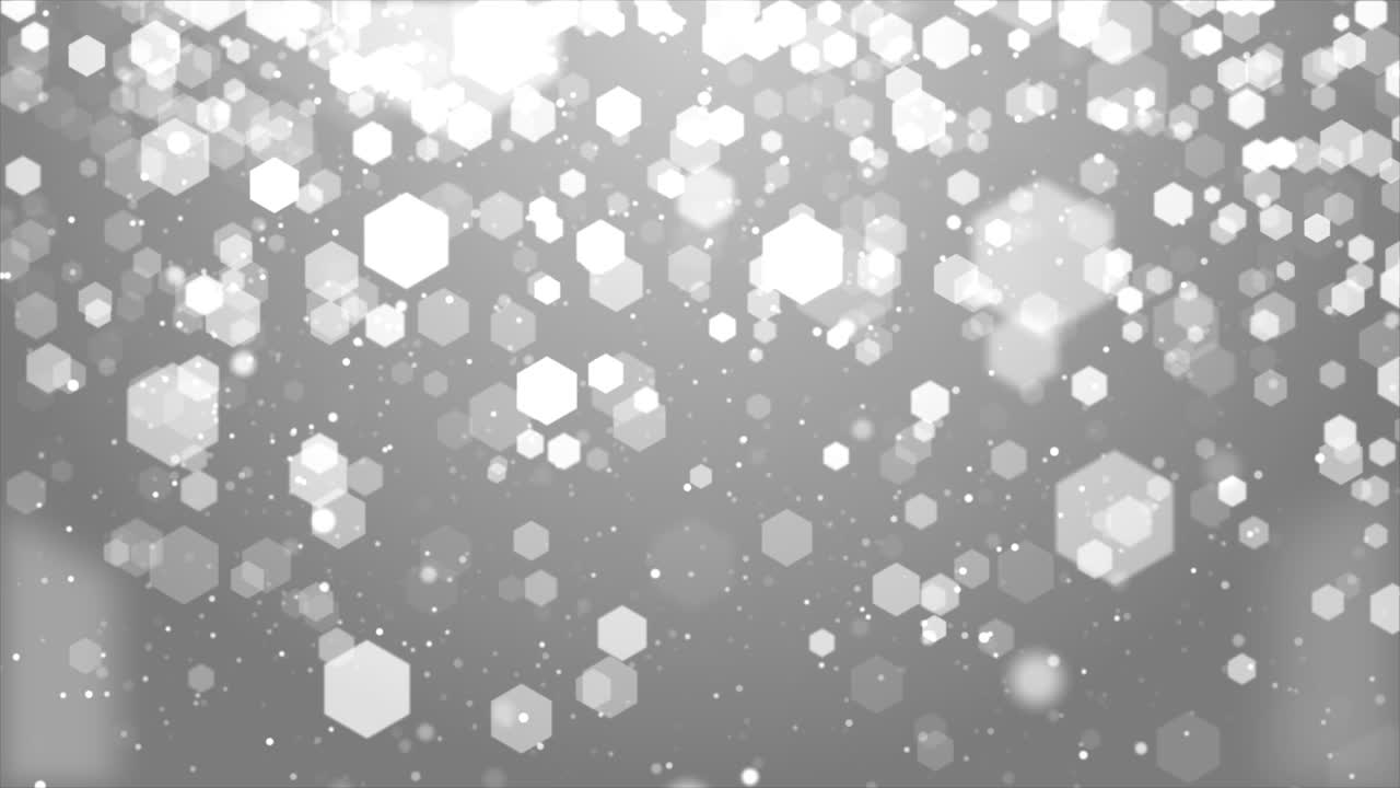 Abstract Silver Hexagon Background