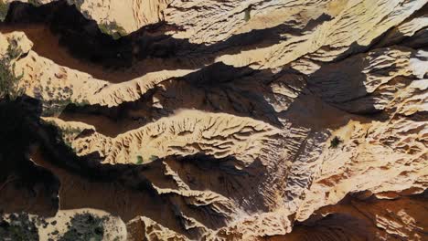 Top-View-Of-Natural-Wonders-With-Rugged-Mountains-In-Portugal