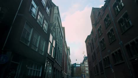 narrow street in amsterdam