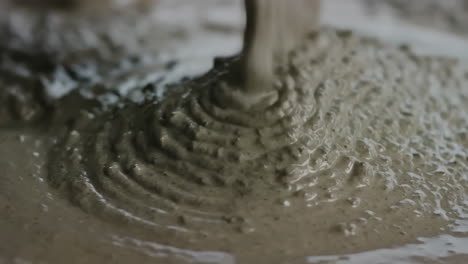 mixing wet cement or concrete
