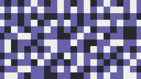 azulejos geométricos en patrón animado de bucle sin costuras abstracto. mosaico geométrico abstracto con elementos muy peri violeta. fondo gráfico de movimiento sin fin en un diseño plano