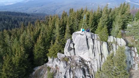 mountain-rotating-drone-shot