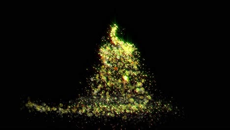 sparkling christmas tree