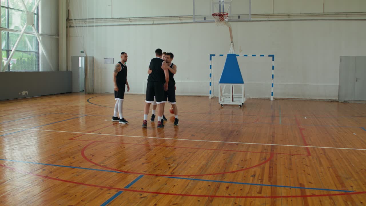 Celebração da Equipa de Basquetebol